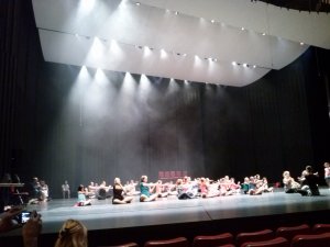 The stage will also hold a thirty foot ladder