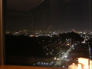 from the restaurant, Grand Prince Hotel, Hiroshima